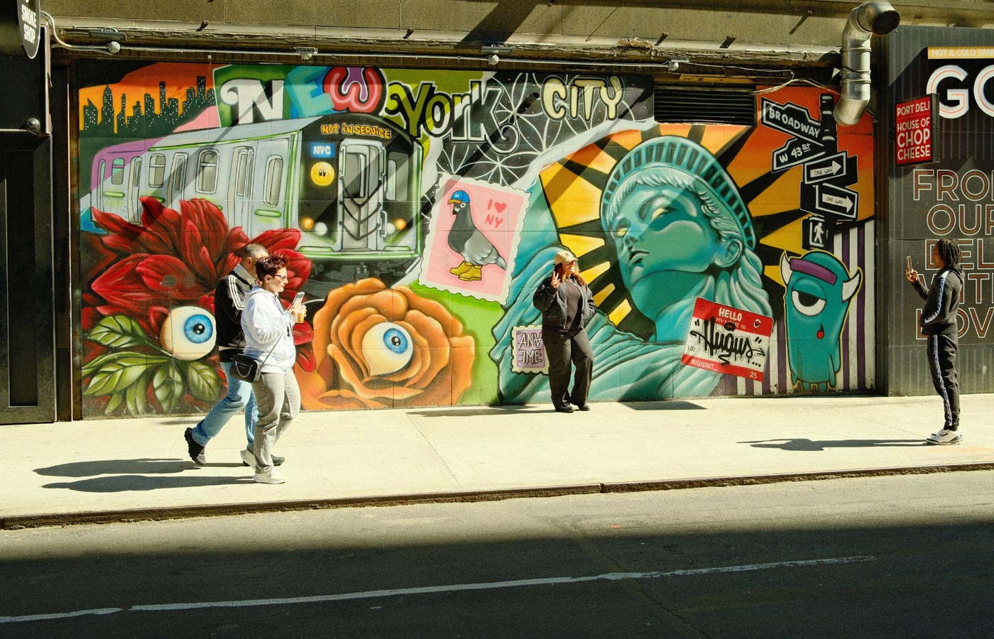 Wheatpasting location scouting and placement in New Jersey