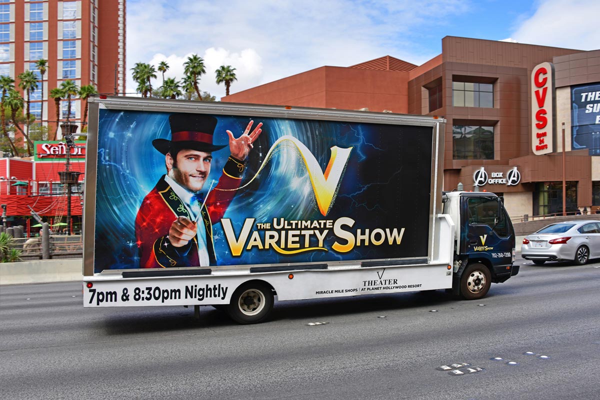 Mobile billboard advertising service in New Jersey