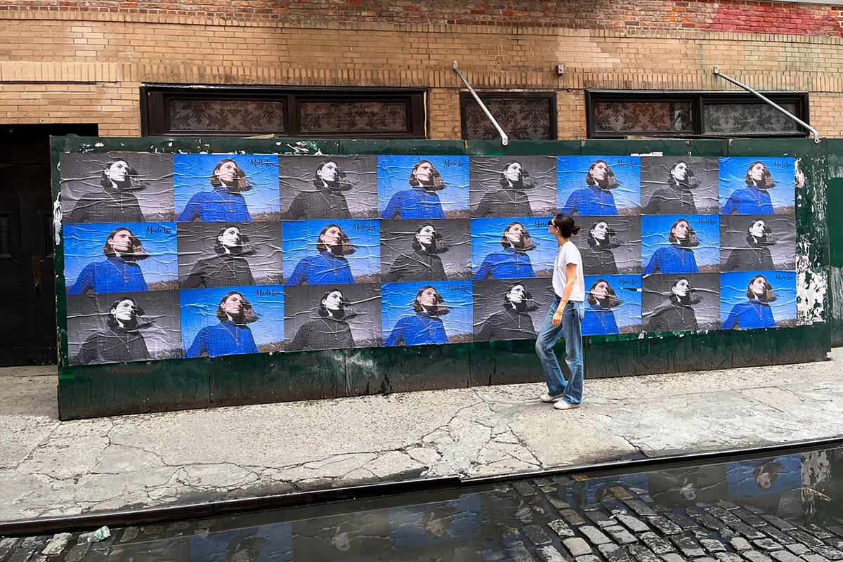 Wheatpaste street poster installation service in New Jersey