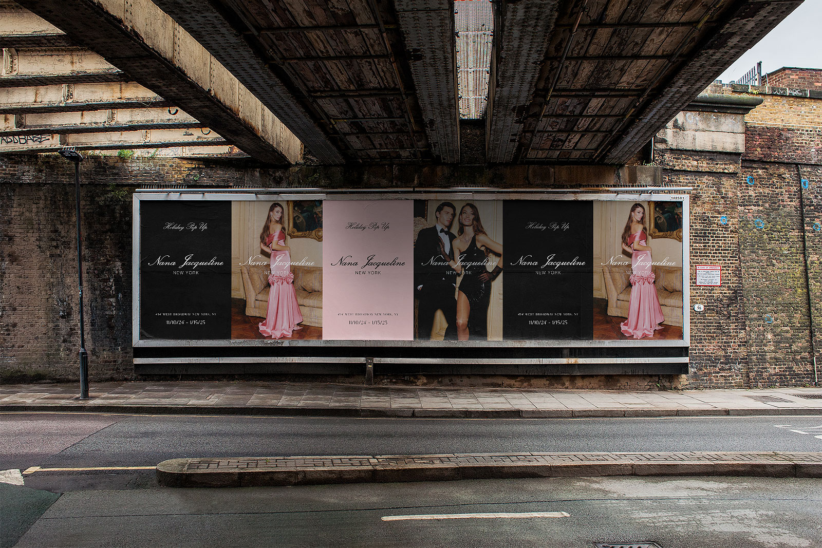Wheatpasting New Jersey - wild posting campaign installation